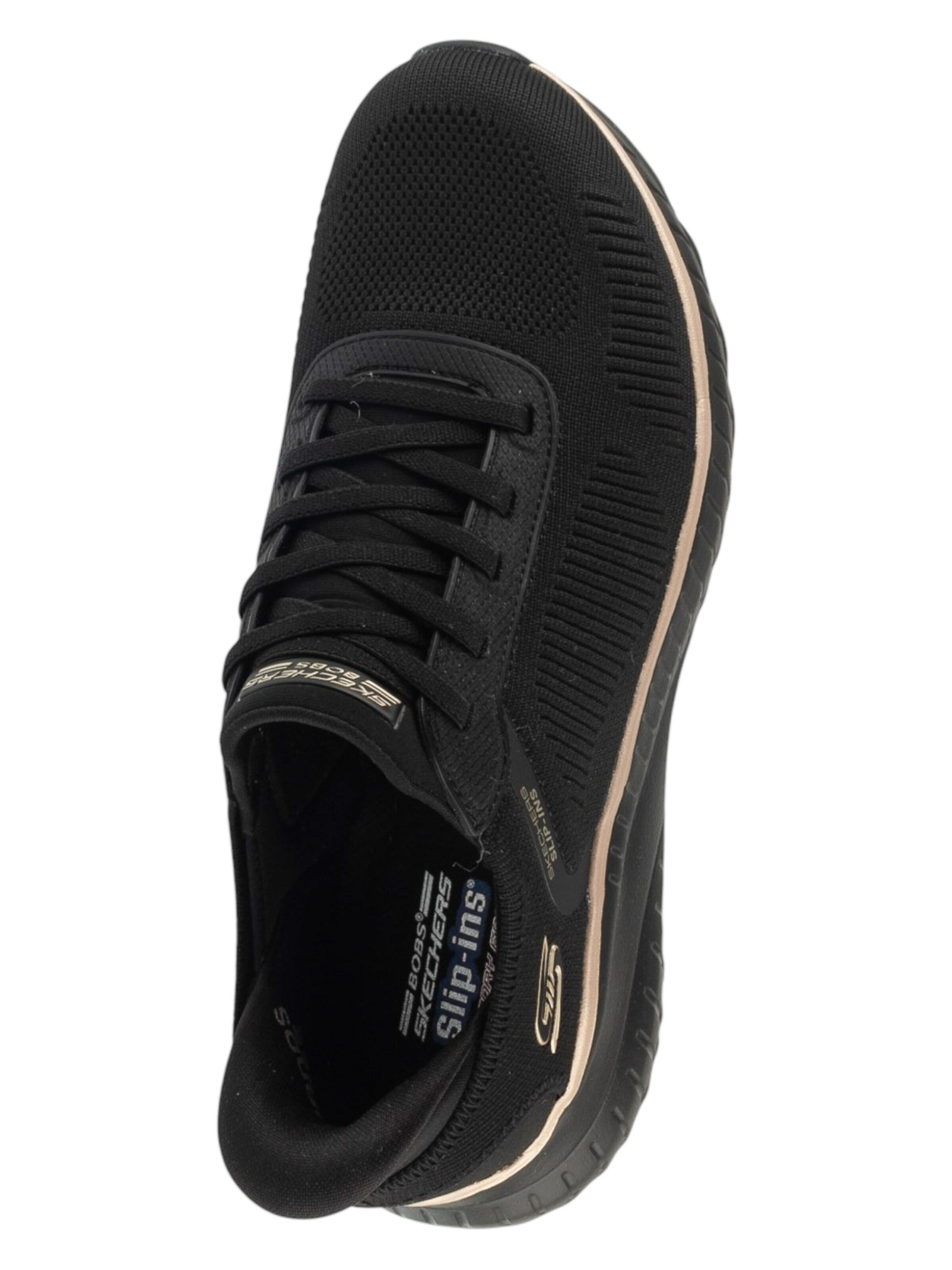 SKECHERS Sneakers laag 'Slip-Ins: BOBS Sport Squad Chaos - Current Muse' in Zwart