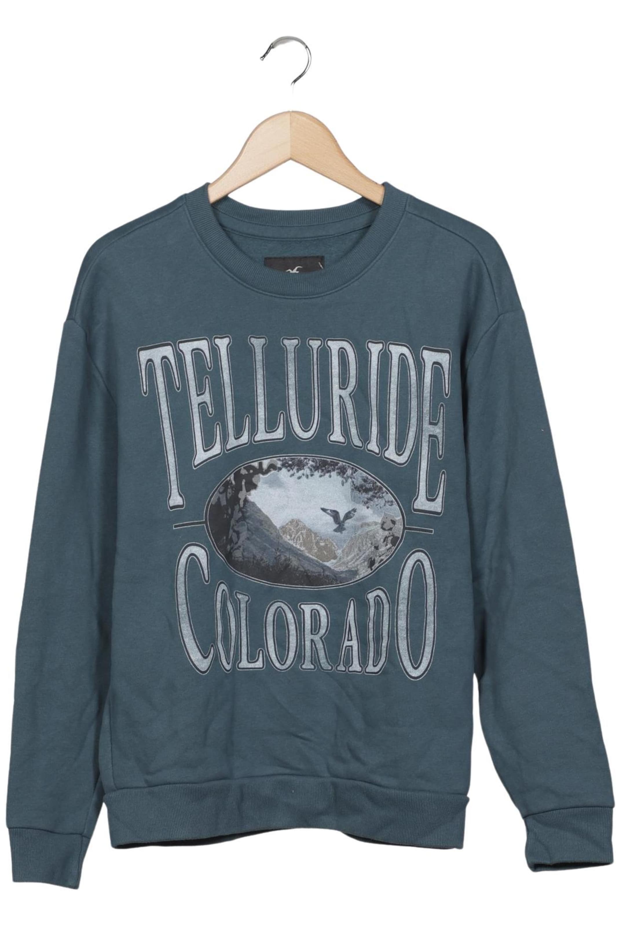 HOLLISTER Sweatshirt & Zip-Up Hoodie in S in Blue: front