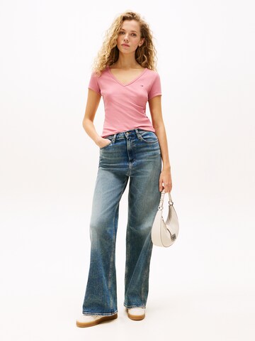 Tommy Jeans Футболка 'Essential' в Ярко-розовый