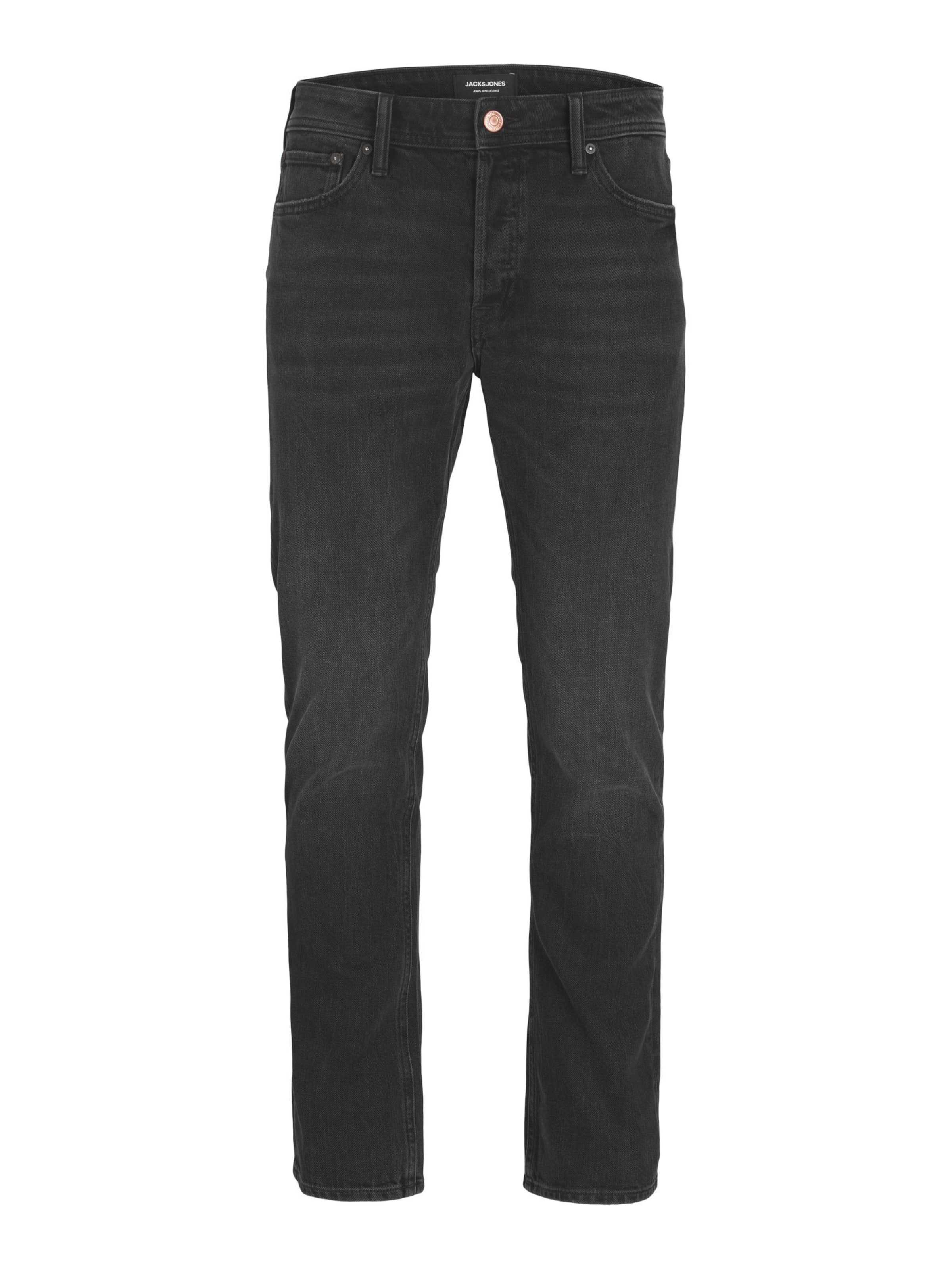 Jean 'JJIMike JJOriginal' Jack & Jones Plus en noir : devant