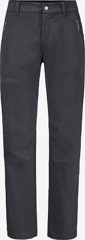 JACK WOLFSKIN Regular Outdoor Pants 'ACTIVATE XT' in Grey: front