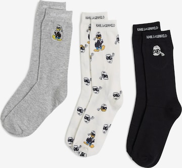 Karl Lagerfeld Sukat 'Disney X Print' värissä harmaa: etupuoli