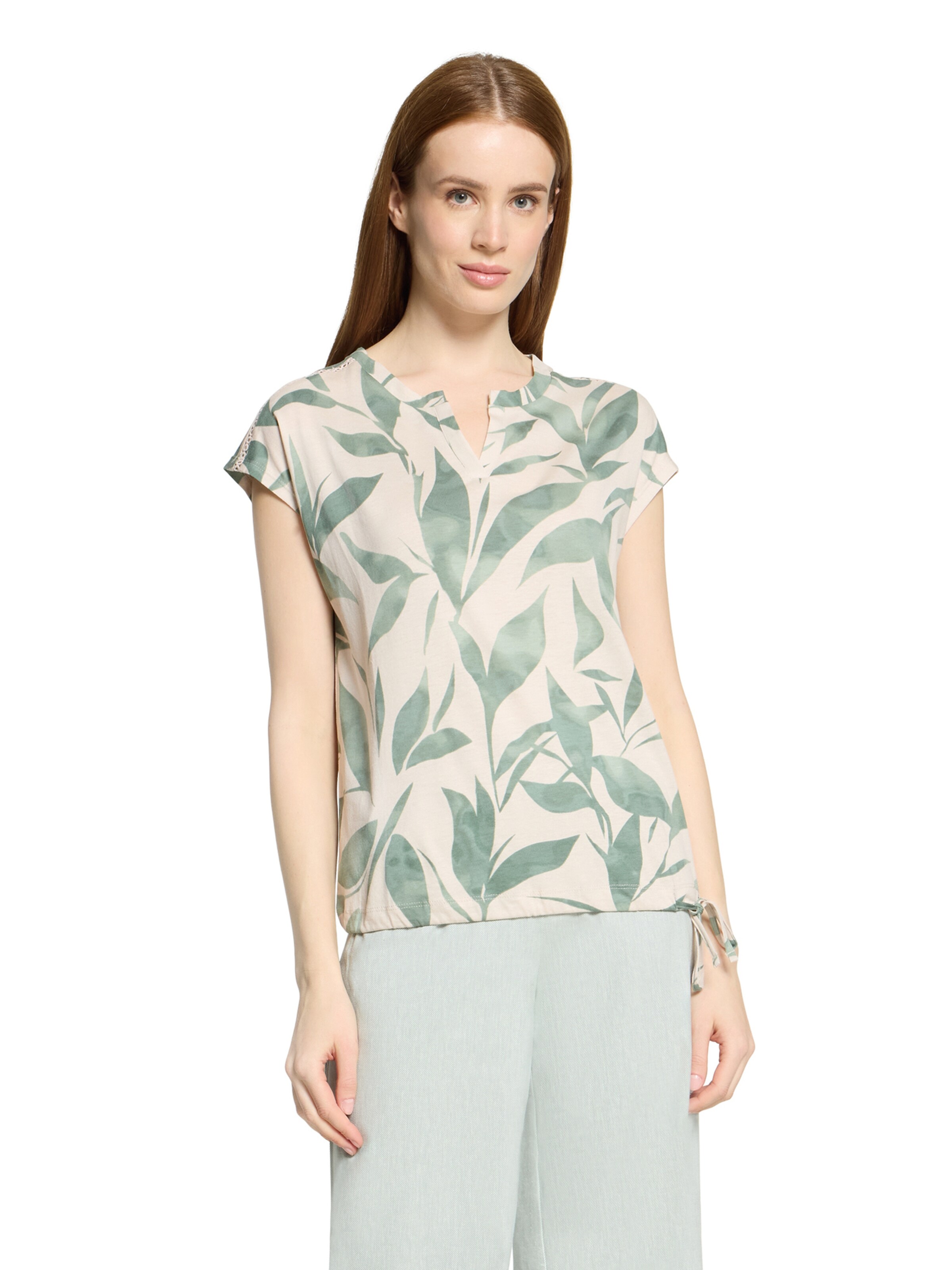 T-shirt Betty & Co en beige : devant