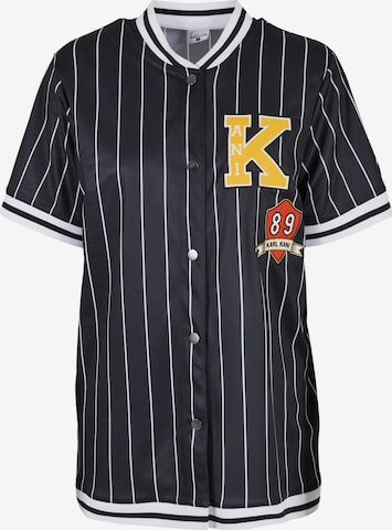Karl Kani - Camisa em preto: frente