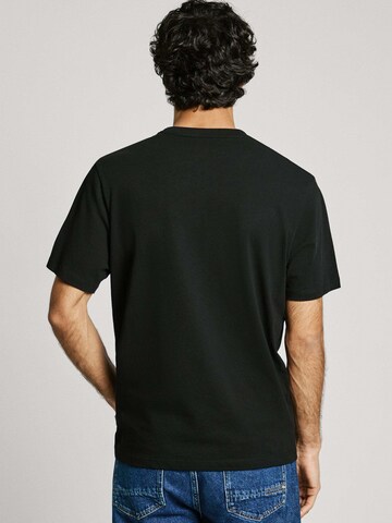 T-Shirt 'Contrast Connor' Pepe Jeans en noir