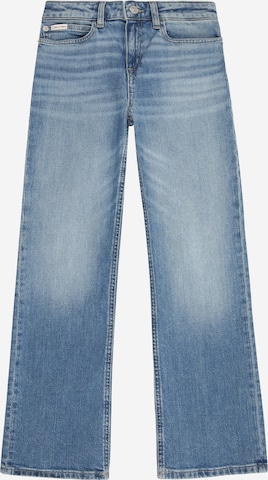 mėlyna Calvin Klein Jeans Plačios klešnės Džinsai 'Authentic': priekis