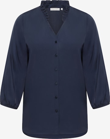 ETERNA Blouse in Blue: front