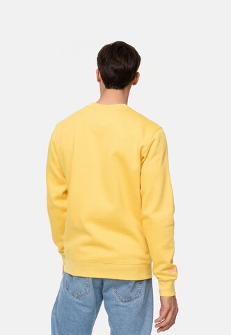 Sweat-shirt smiler. en jaune