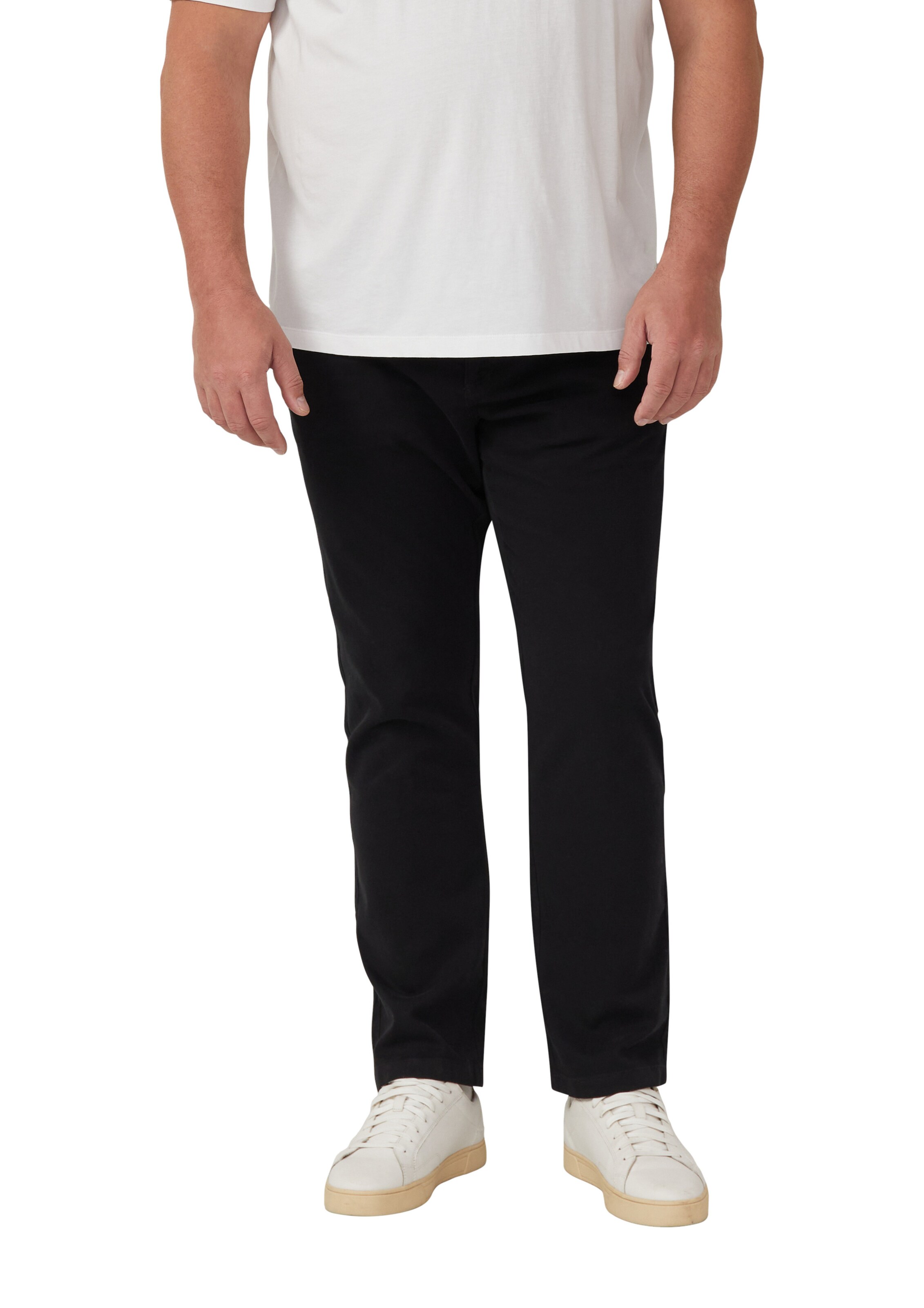 Regular Pantalon chino s.Oliver en noir : devant