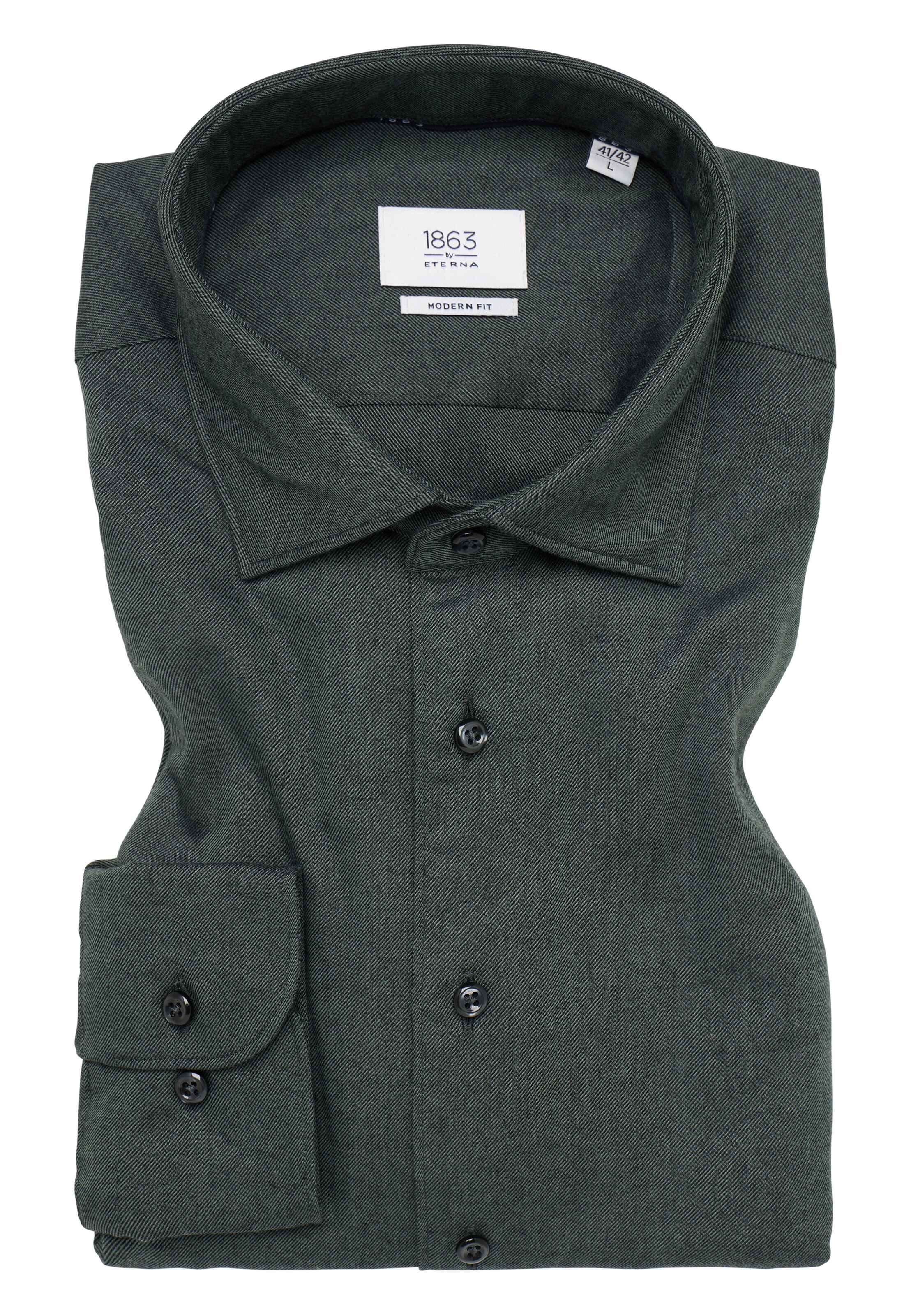 ETERNA Regular fit Business Shirt in Green