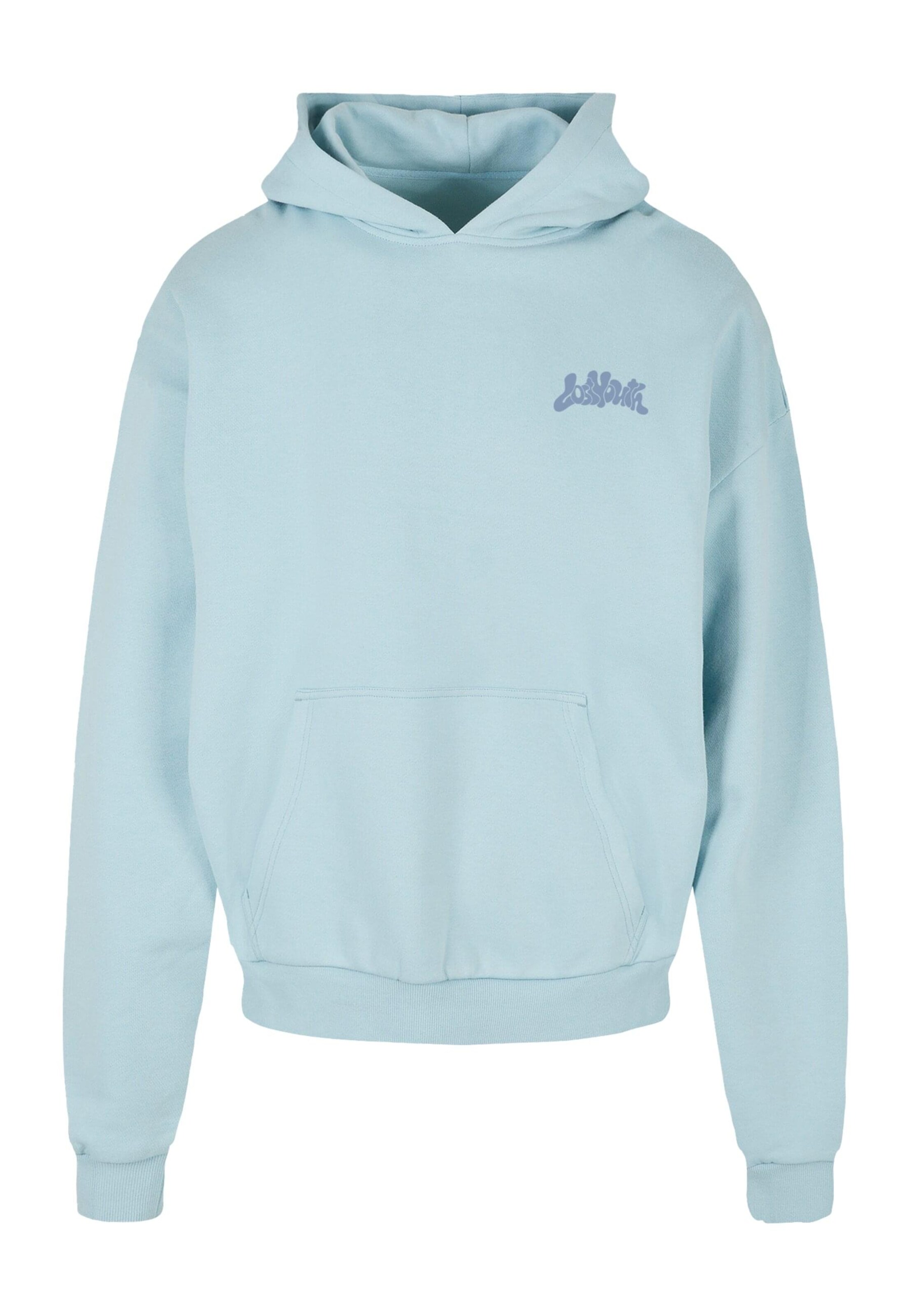 Lost Youth Sweatshirt 'Rocket Dreams' in Blau: Vorderseite