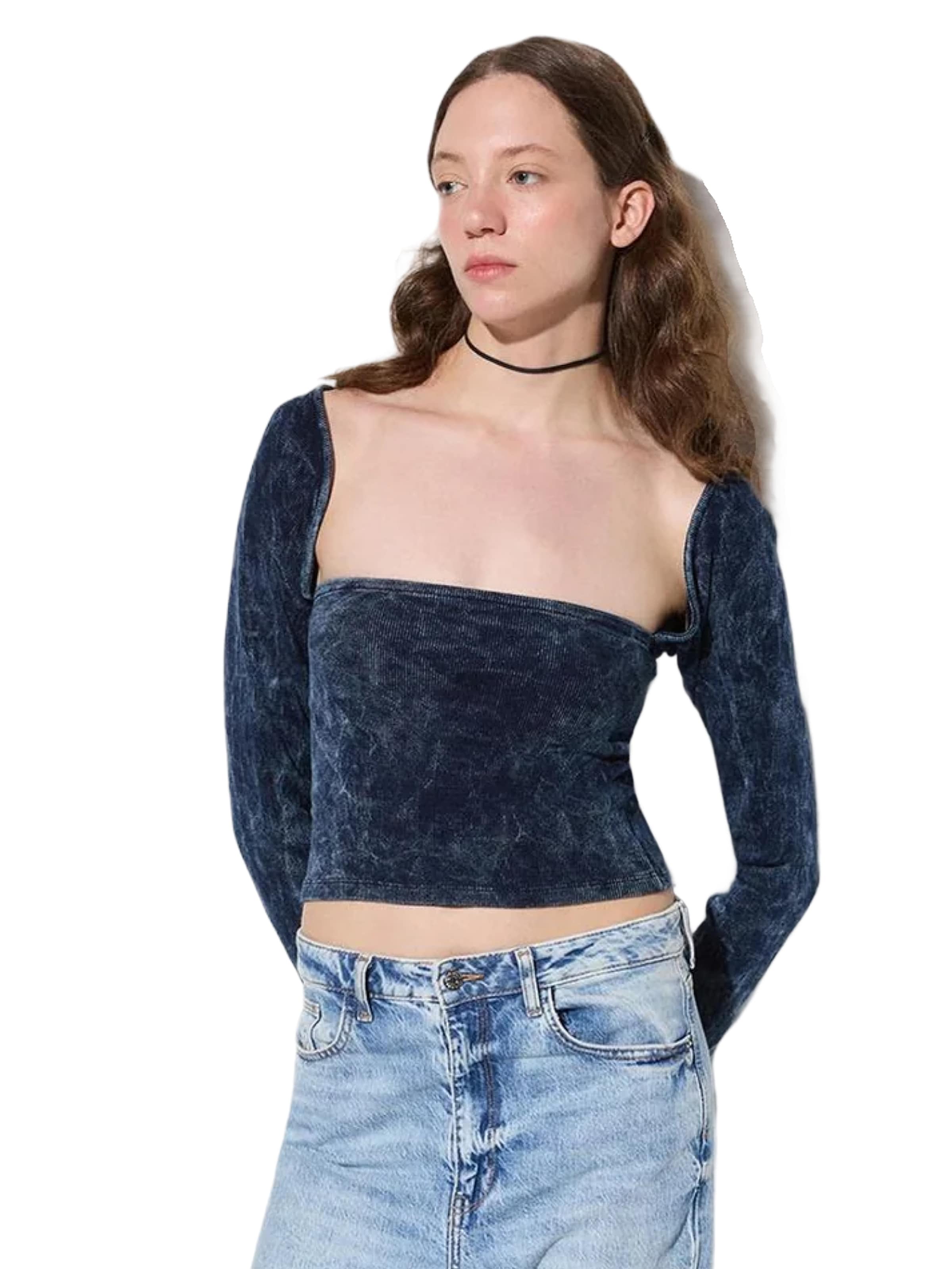 No Matter What Shirt in Blue: front