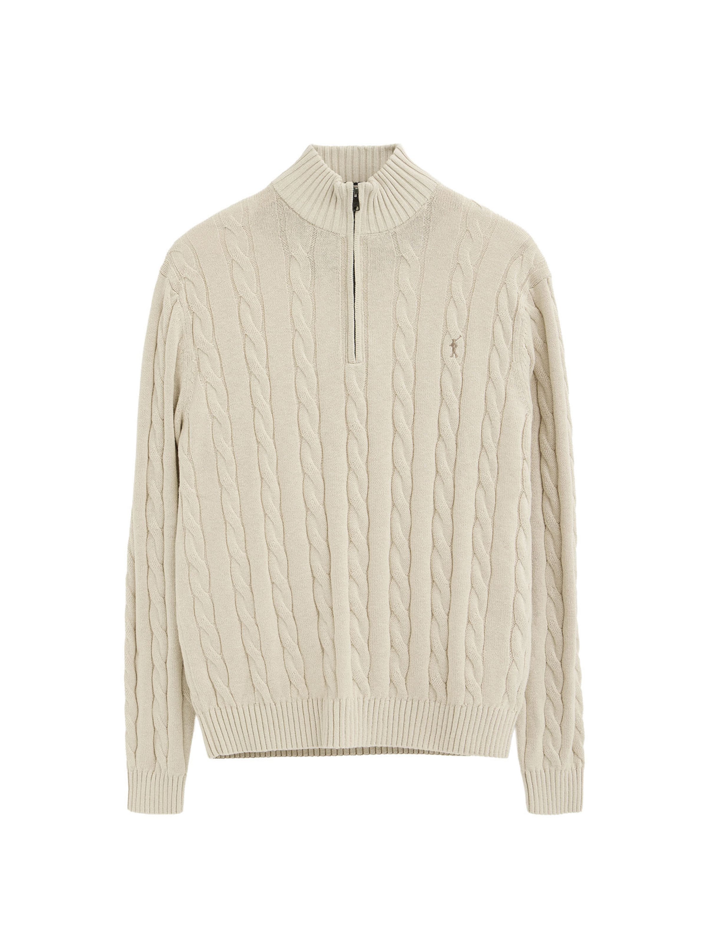 Polo Club Pullover ' RIGBY' in Beige: Vorderseite