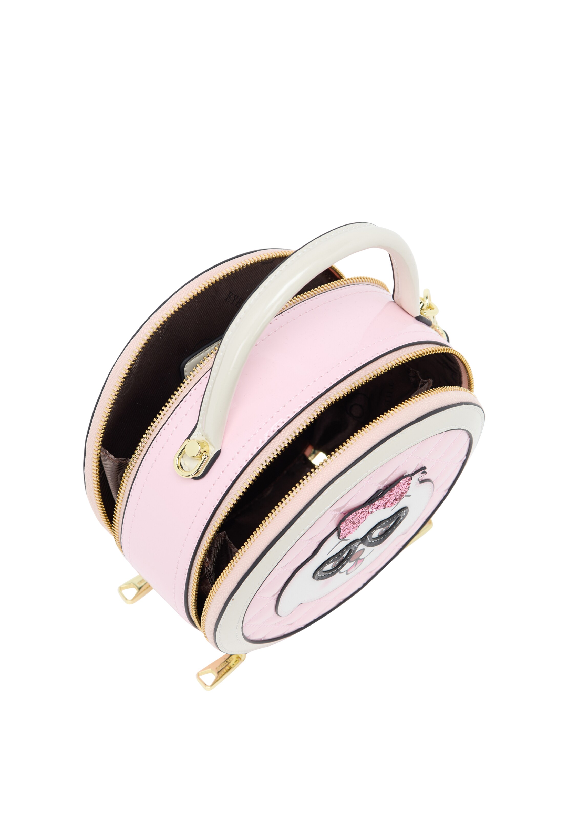 MYMO Handväska 'Pop Eyetheme' i vit