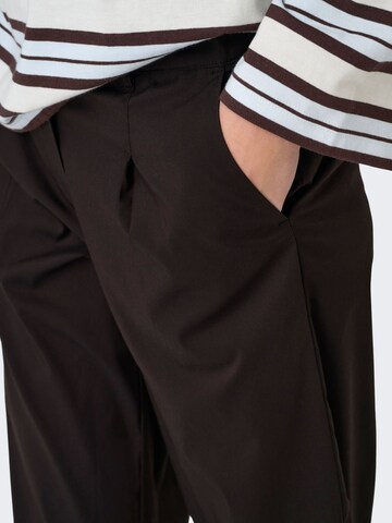 JDY Loose fit Pants 'JDYMio' in Brown