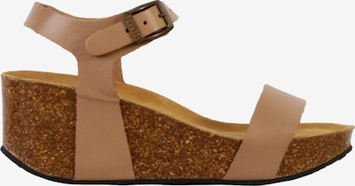 Plakton Sandale 'So Kiss Keilabsatz-Sandale aus Leder' in 36 in beige, Produktansicht