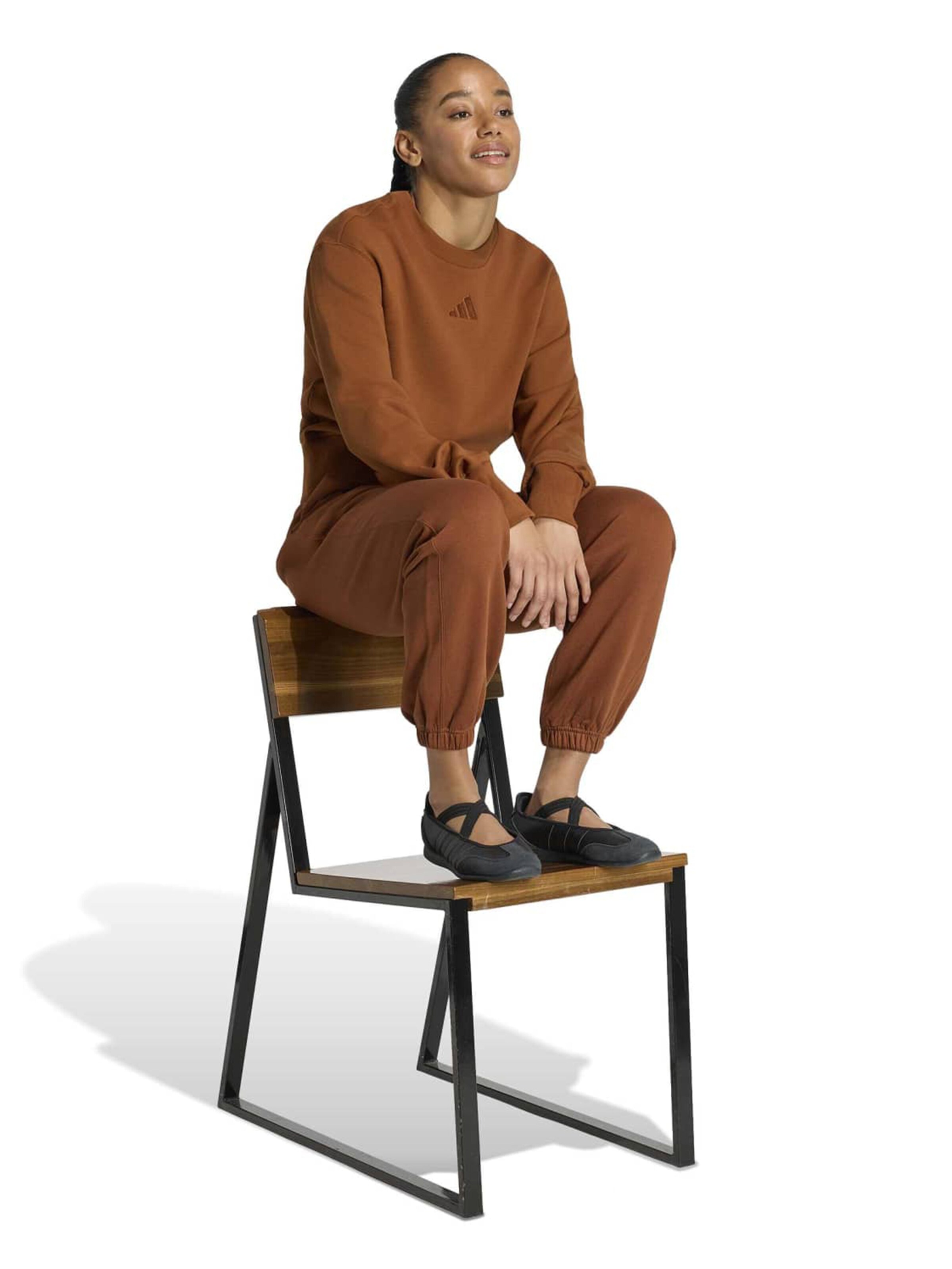 ADIDAS SPORTSWEAR Свободный крой Спортивные штаны 'ALL SZN' в Коричневый