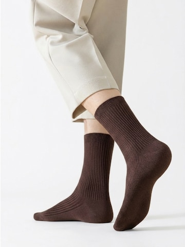 Millo Socks 'Cosy Steps' in Brown