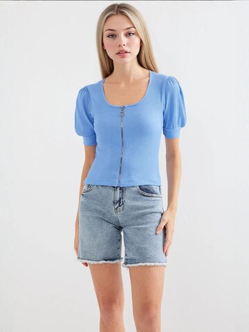 Bigdart Bluse in Blau: Vorderseite