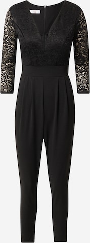 WAL G. - Jumpsuit 'LEE' en negro: frente