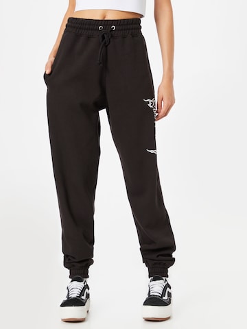 Public Desire Tapered Pants 'GOTHIC' in Black: front
