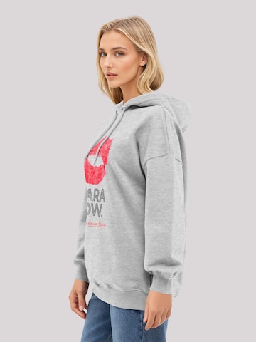 F4NT4STIC Sweatshirt 'Clara Bow Red Lip Classic Thing' in Grijs