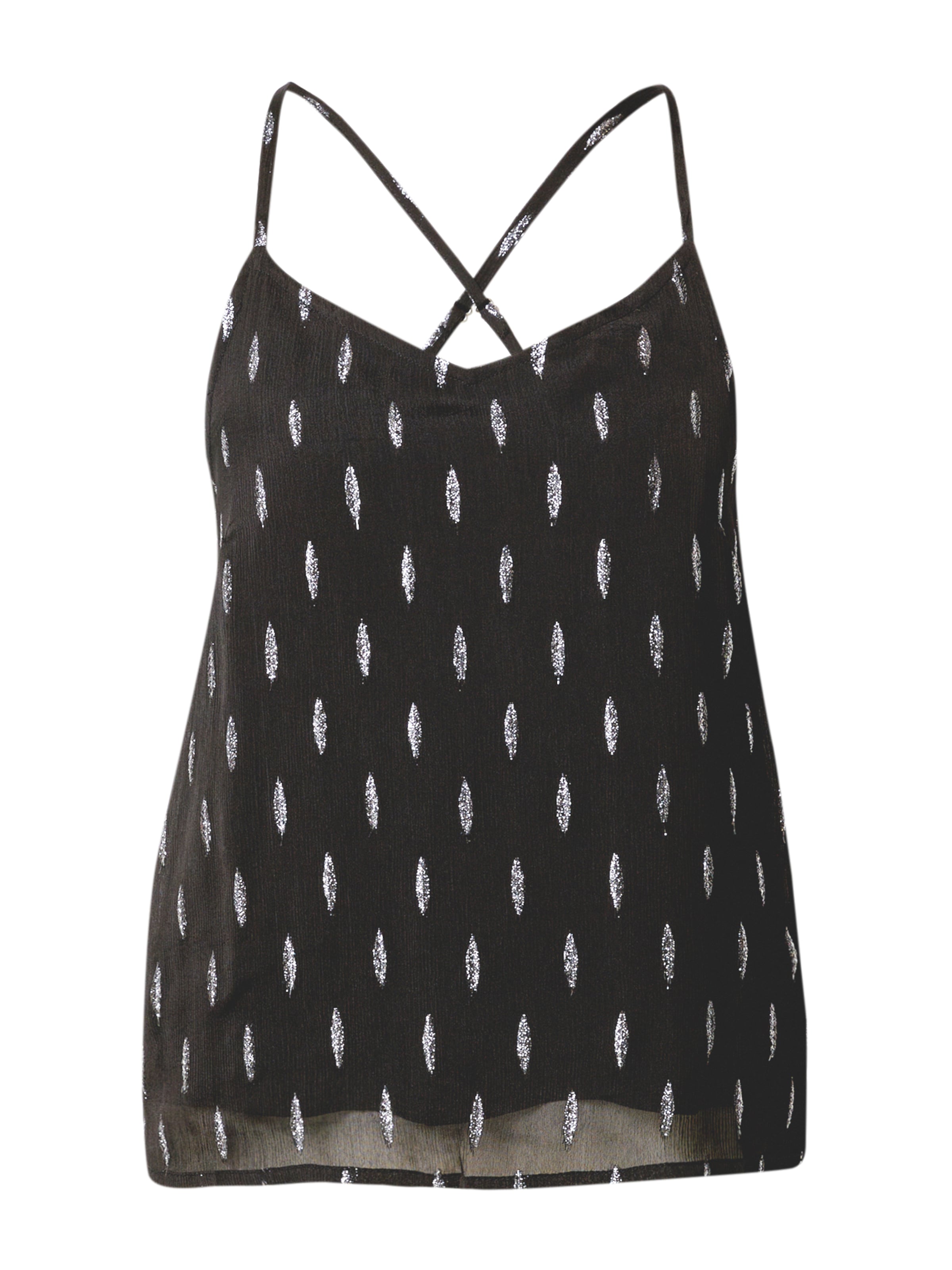 ABOUT YOU Τοπ 'Fee' σε μαύρο: μπροστά