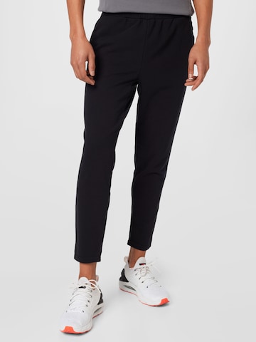 Regular Pantalon de sport 4F en noir : devant