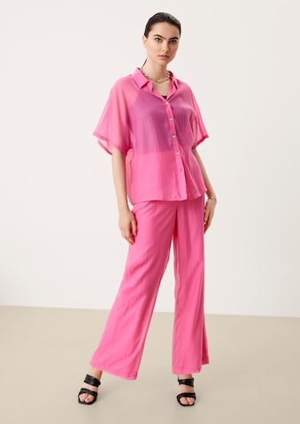 s.Oliver BLACK LABEL Wide leg Pants in Pink