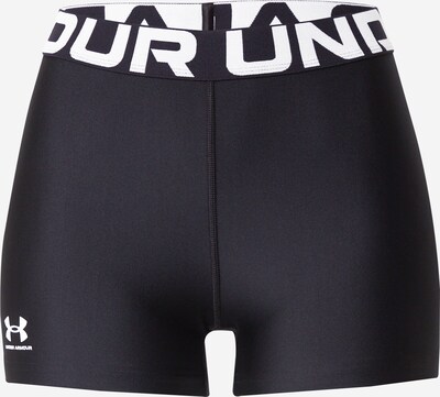 UNDER ARMOUR Sportbroek 'Authentics' in de kleur Zwart / Wit, Productweergave