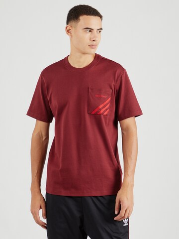 ADIDAS ORIGINALS Shirt in Red: front
