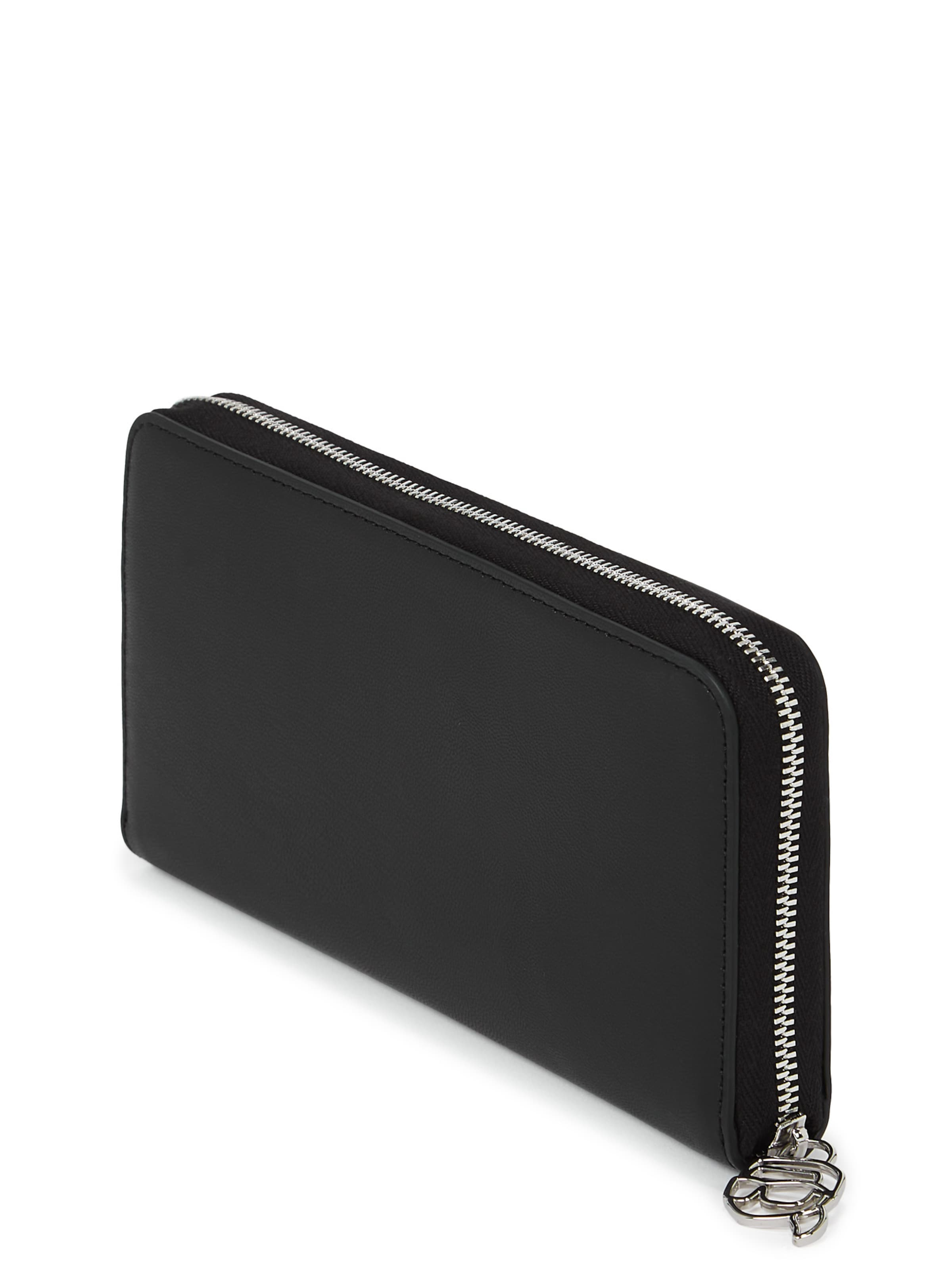 Karl Lagerfeld - Cartera 'Ikon Smooth Continental' en negro
