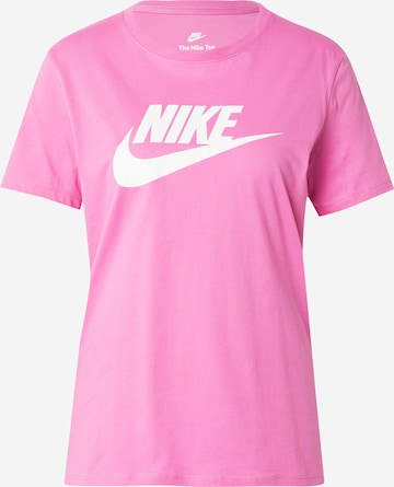 T-shirt 'Essential' Nike Sportswear en rose : devant