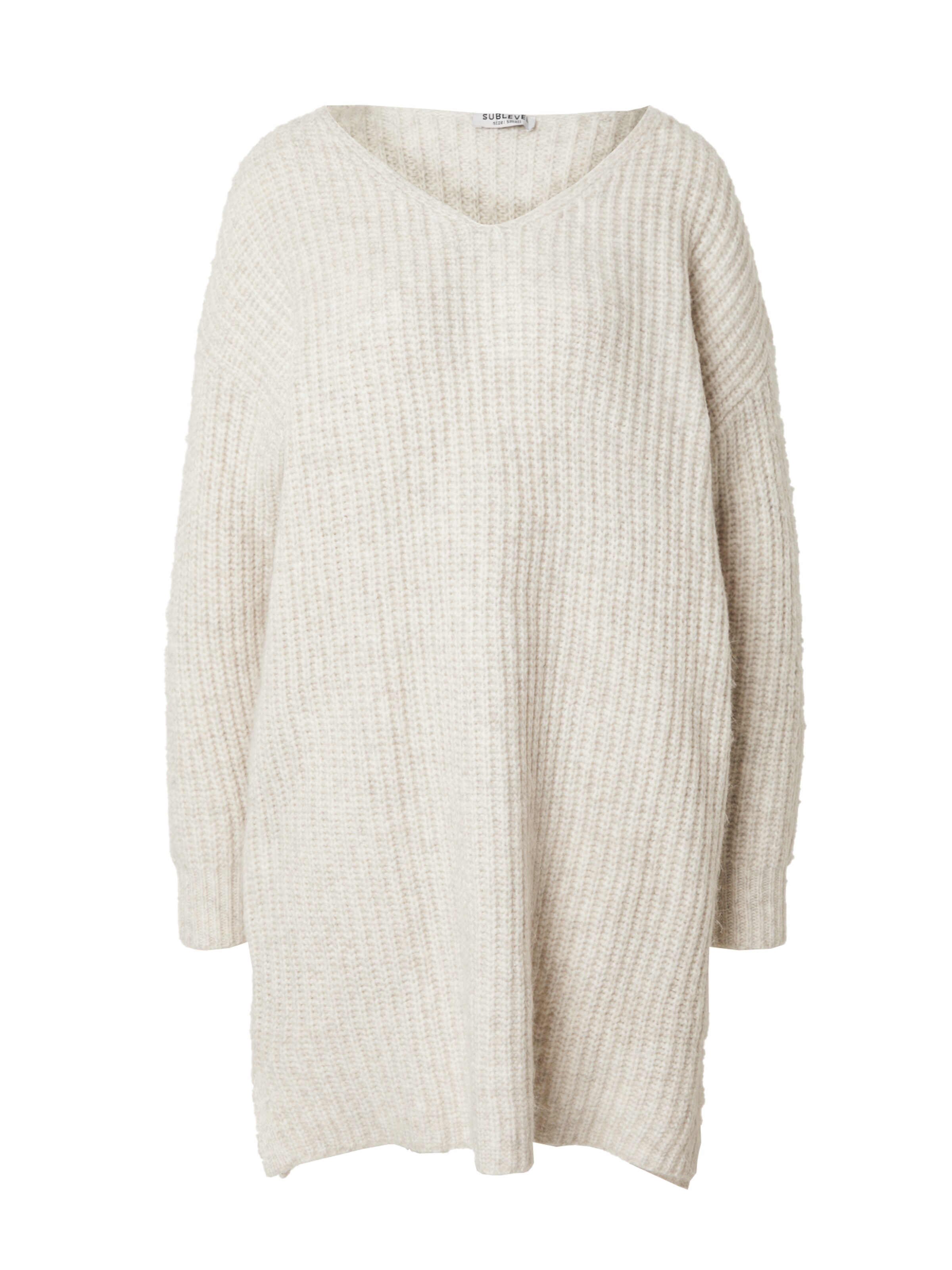 Sublevel Pletené šaty - Béžová: predná strana