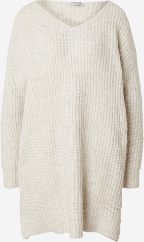 smėlio Sublevel Megzta suknelė: priekis