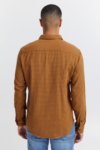BLEND Regular Fit Langarmhemd in Braun