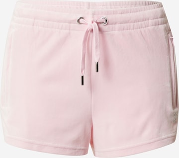 Juicy Couture White Label Regular Shorts 'TAMIA' in Pink: predná strana