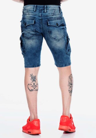 CIPO & BAXX Regular Cargo Jeans in Blue