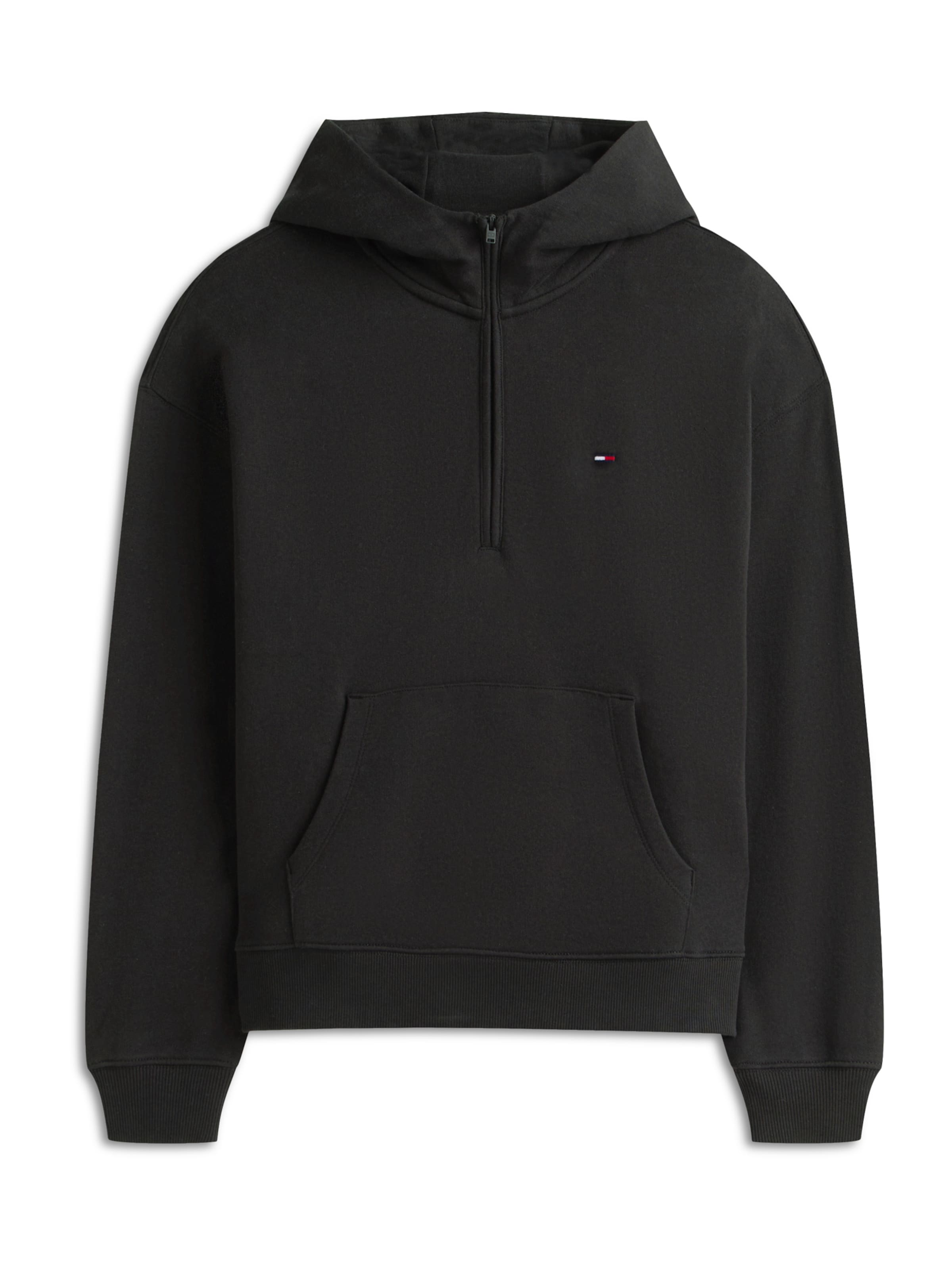 Tommy Jeans Mikina – černá: přední strana