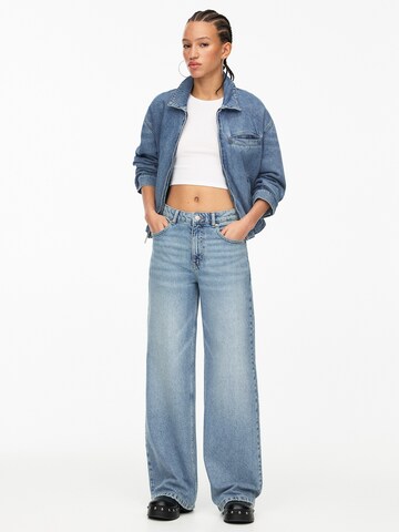 Wide leg Jeans di Pull&Bear in blu