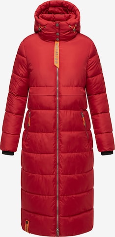 NAVAHOO Vinterkappa i röd: framsida