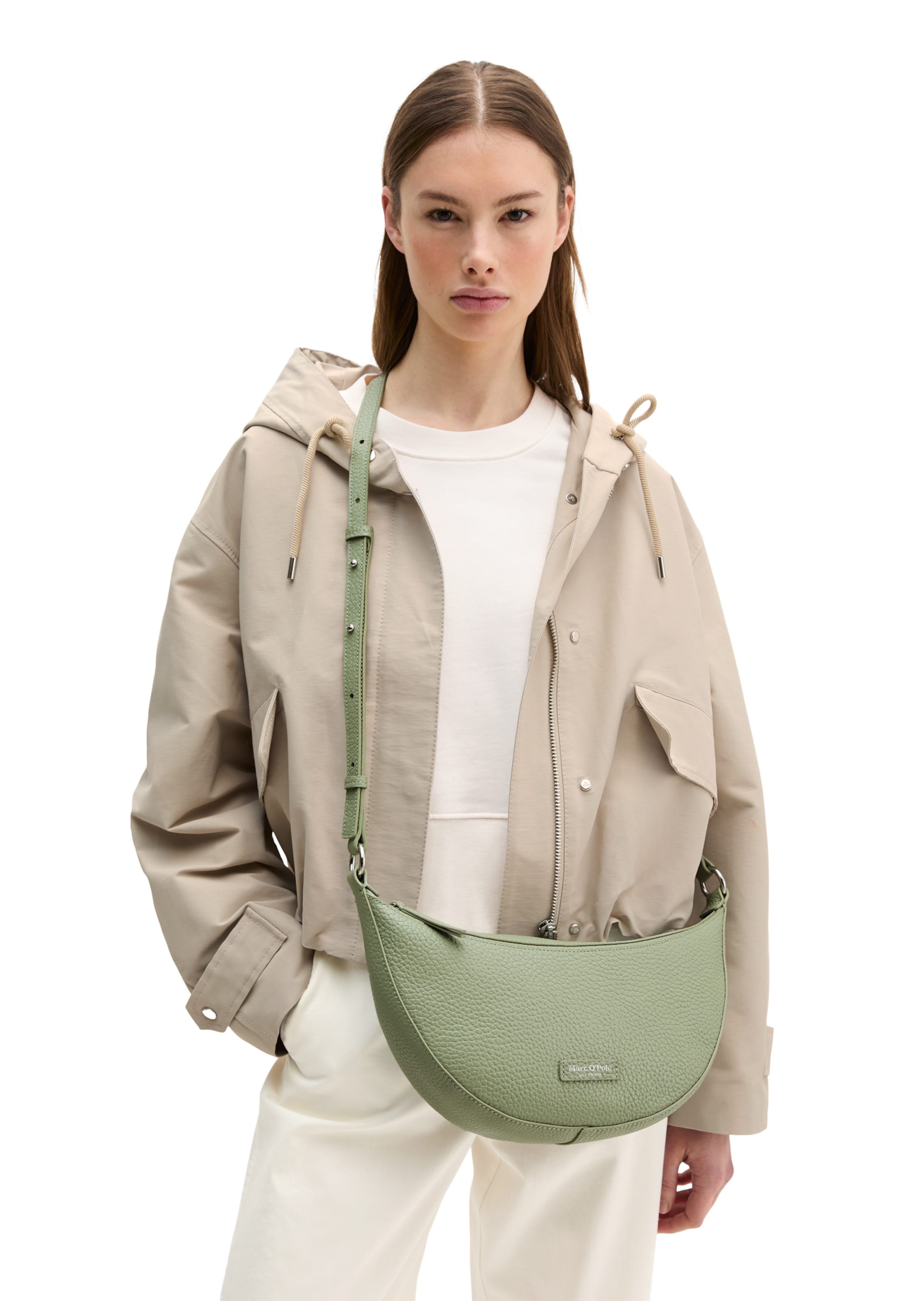 Marc O'Polo Umhängetasche in Grün: Vorderseite