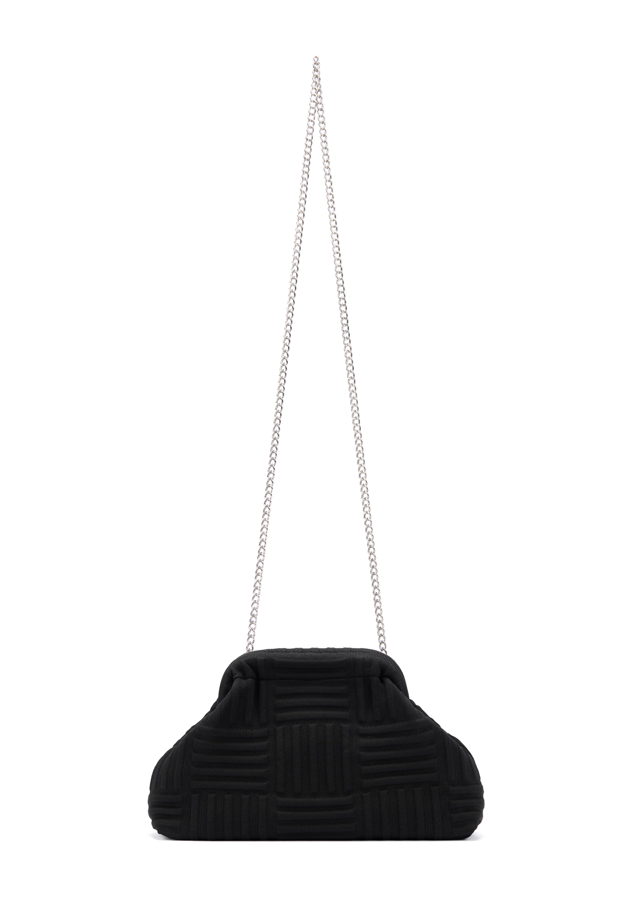 nolie Clutch in Black: front