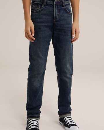 WE Fashion Slim fit Jeans in Blue