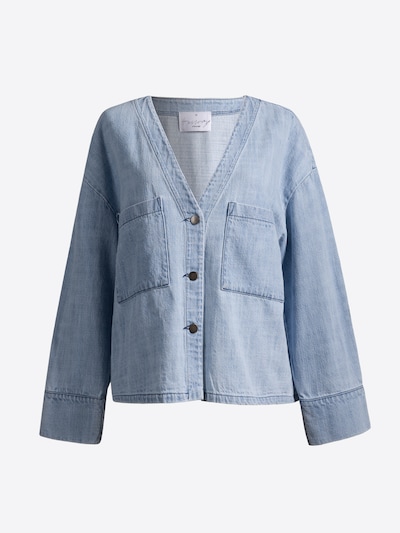 4TAILORS Übergangsjacke in XS in blue denim, Produktansicht