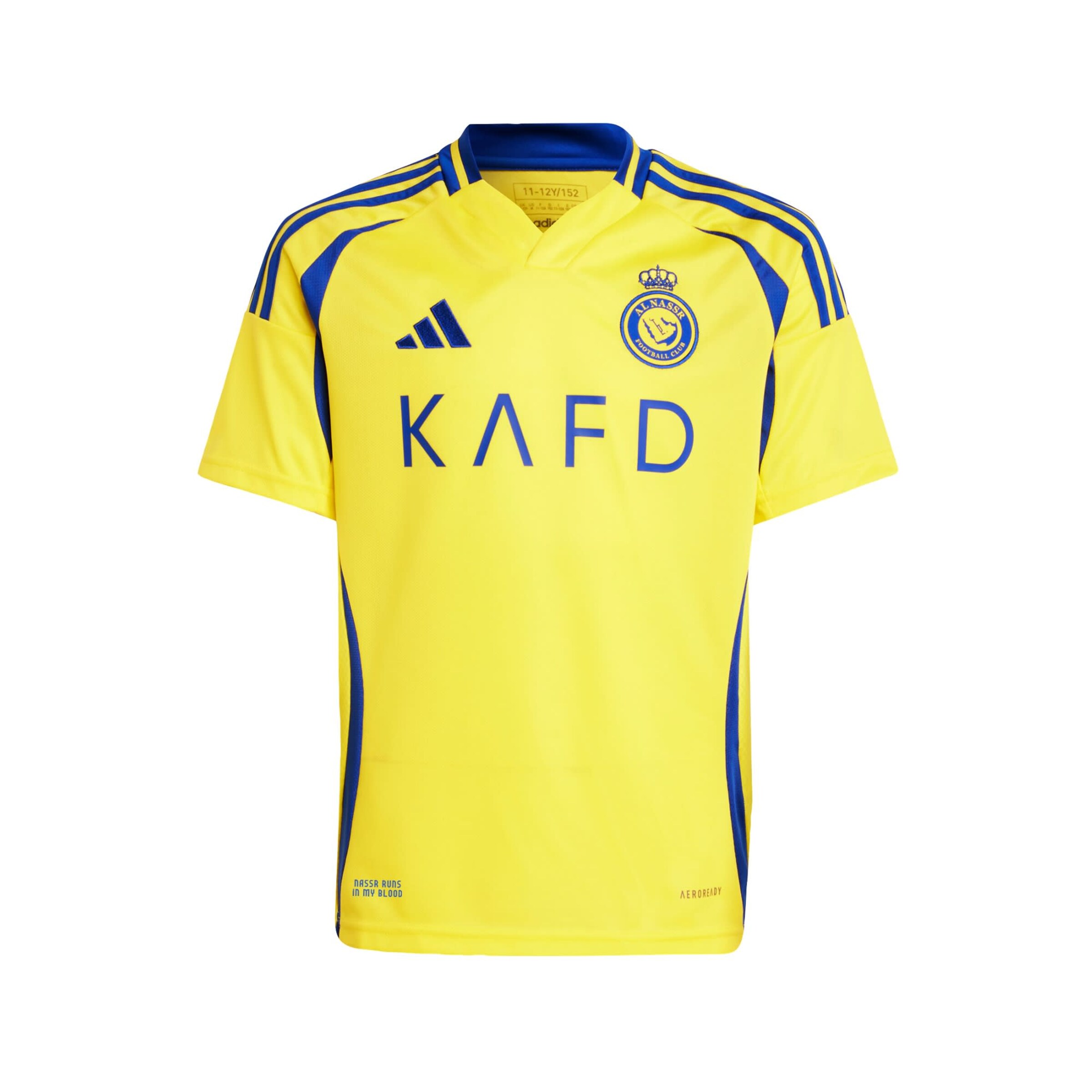 ADIDAS PERFORMANCE Funktionsshirt 'Al Nassr FC 24/25 Ronaldo Home' in Gelb: Vorderseite