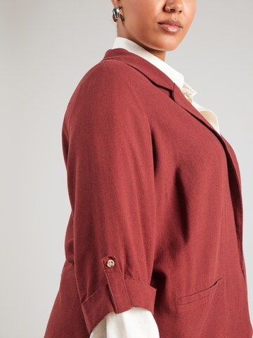 Vero Moda Curve Bleiseri 'VMCJESMILO' värissä punainen