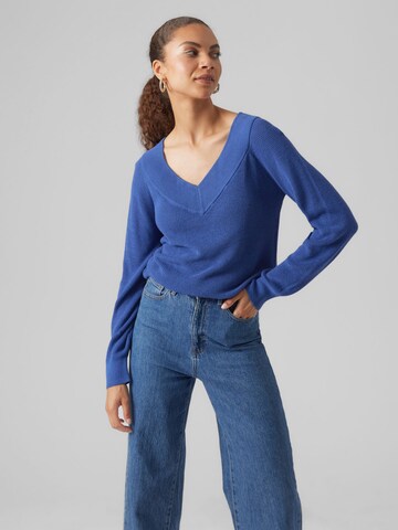 Pull-over 'New Lexsun' VERO MODA en bleu : devant