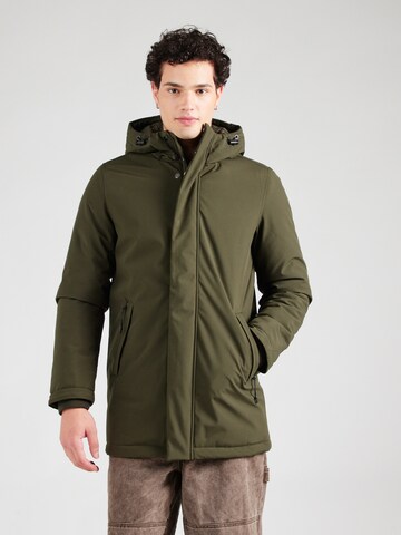 KnowledgeCotton Apparel Funktionsjacke in Grün: Vorderseite