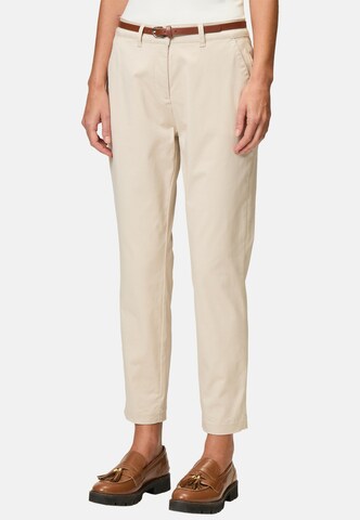zero Tapered Chino trousers in Beige: front